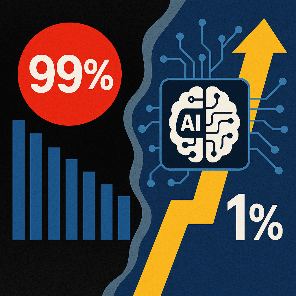 기업의 99%가 AI 통합에 실패하는 이유와 1%의 성공 전략