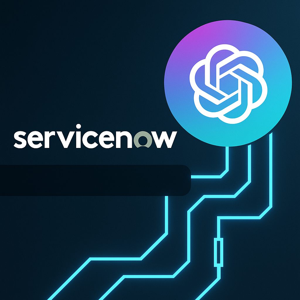 ServiceNow, OpenAI와 손잡고 엔터프라이즈 AI 제어 레이어로 도약