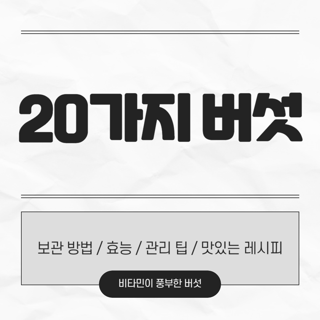 비타민 버섯